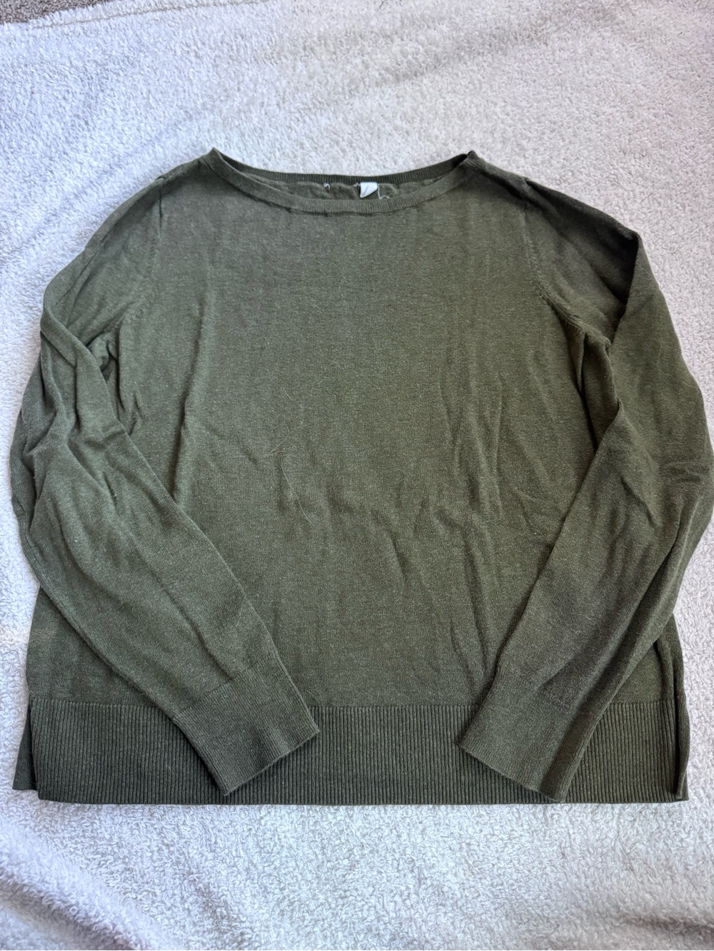 GAP Olive Green Women's Crewneck Sweater